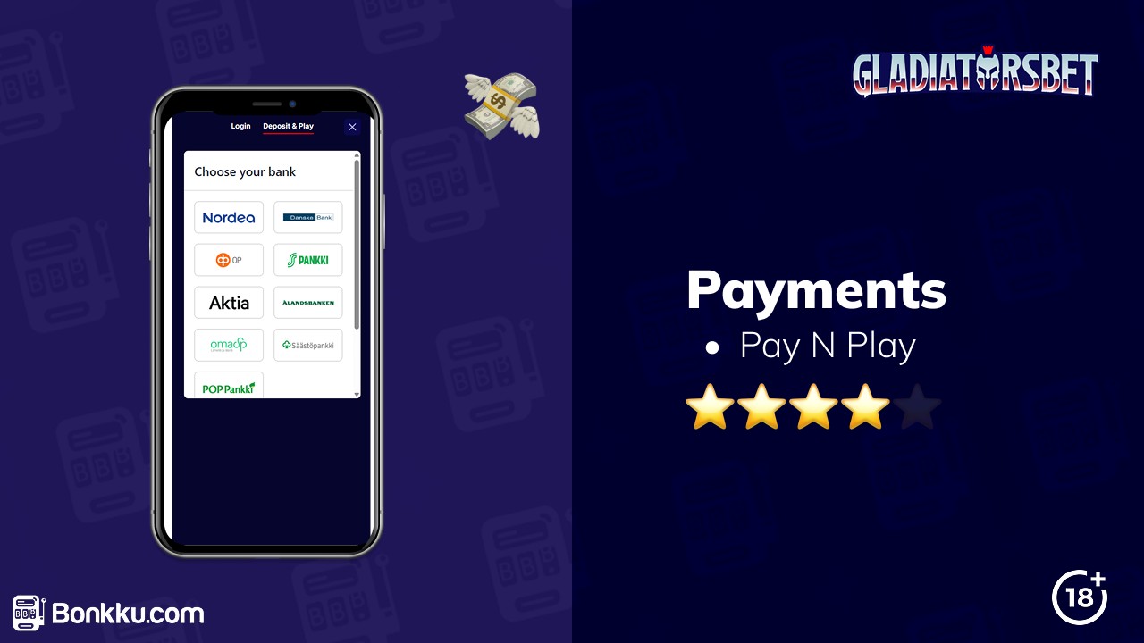 gladiatorsbet casino payments