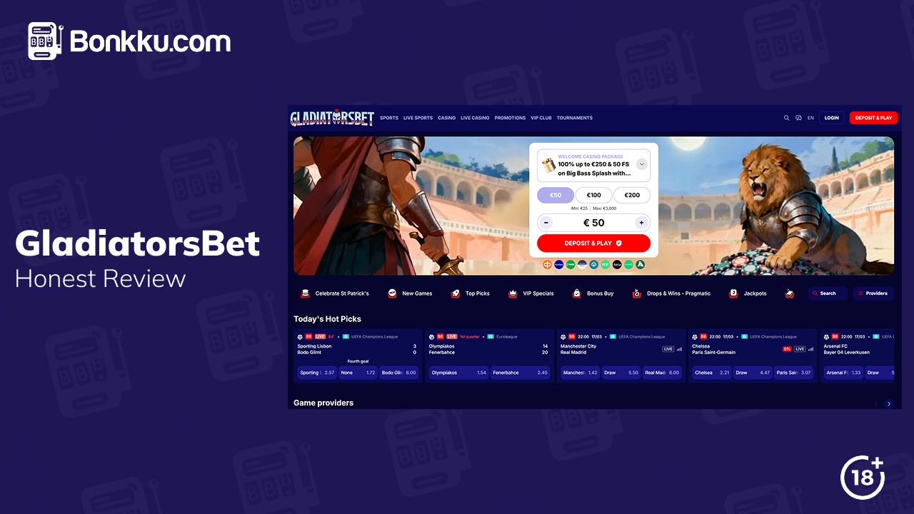 gladiatorsbet casino review