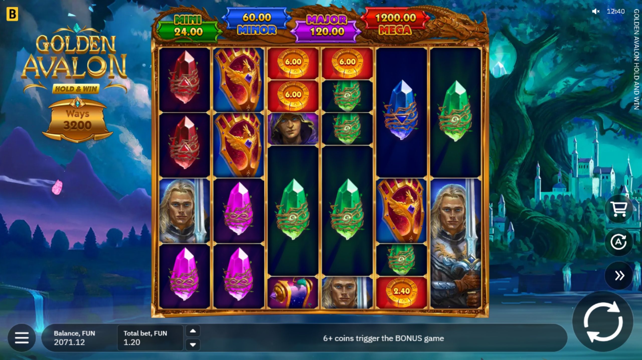 Golden Avalon Hold & Win Demo & Slot Review (BGaming)