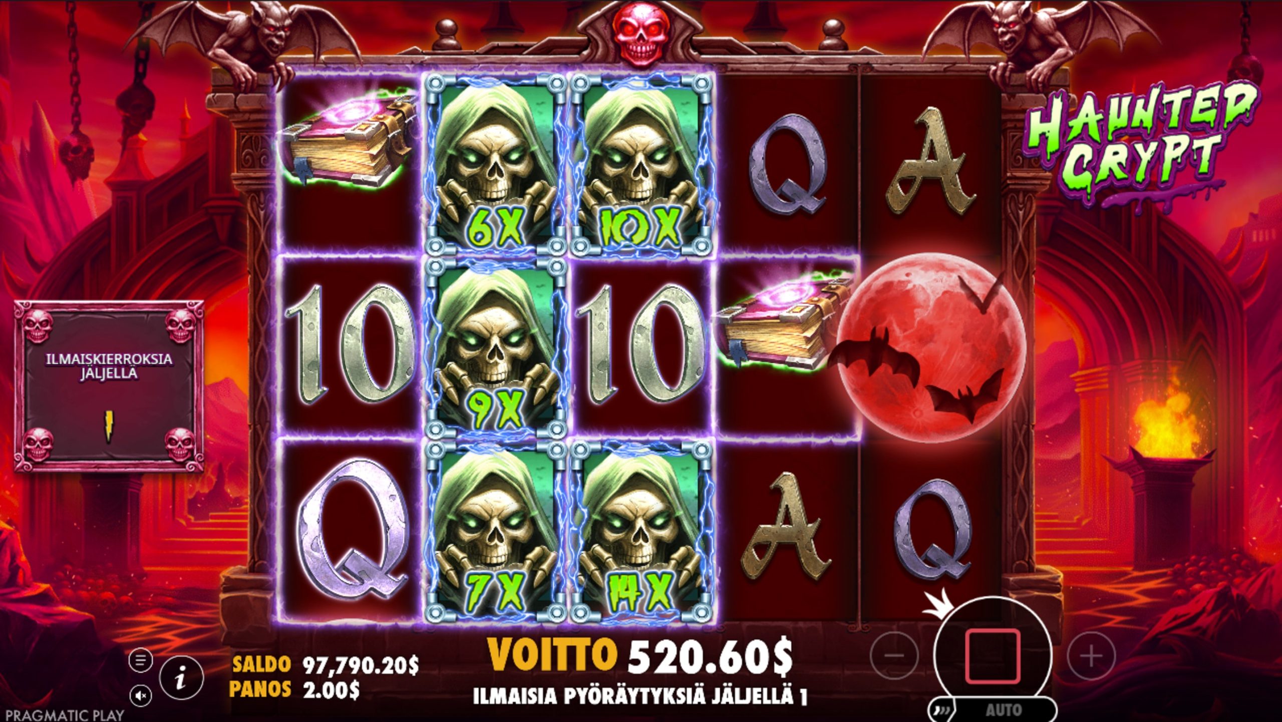 haunted crypt bonus