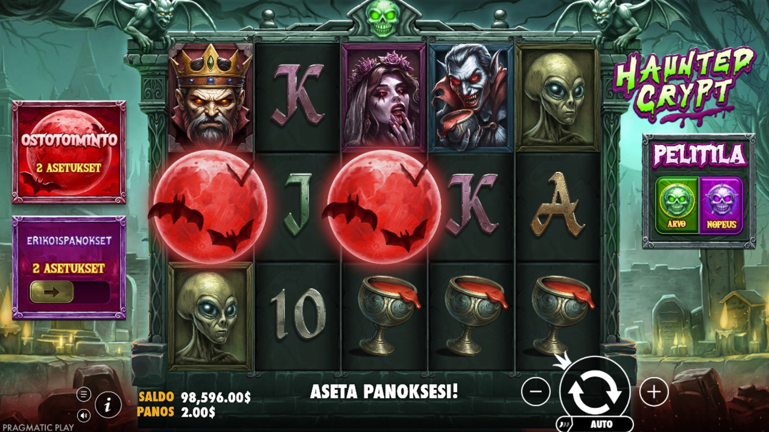 haunted crypt slot
