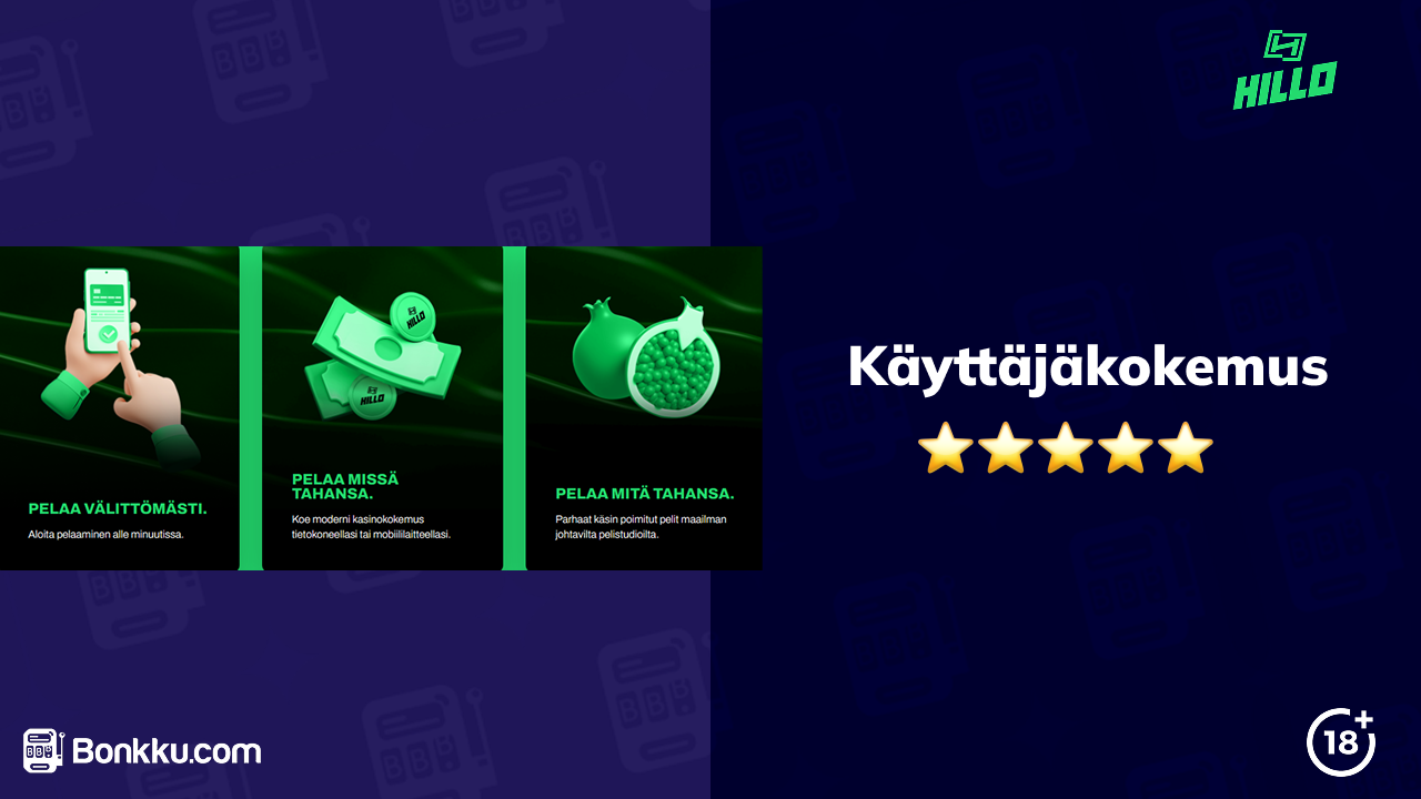 hillo casino käyttäjäkokemus