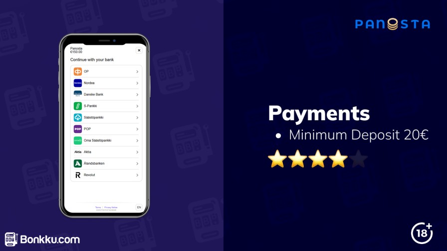 panosta casino payments