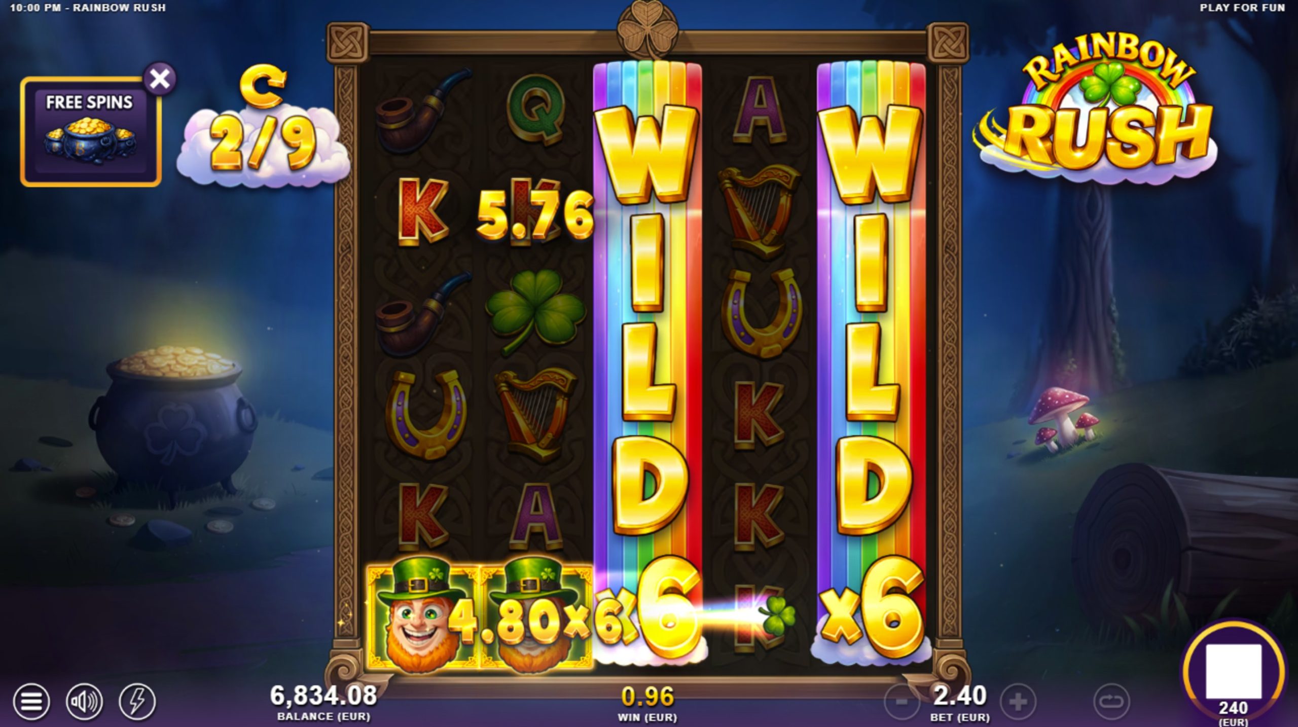 rainbow rush bonus