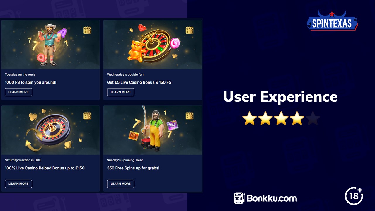 spintexas casino user experience