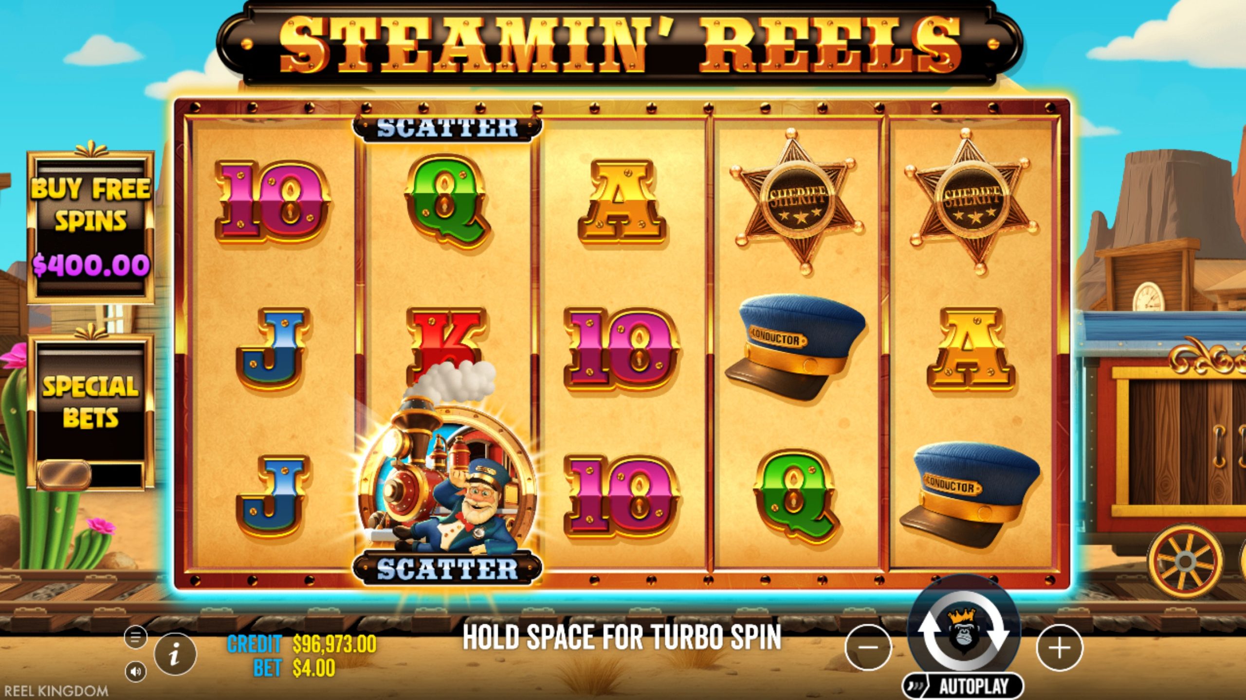 steaming reels slot