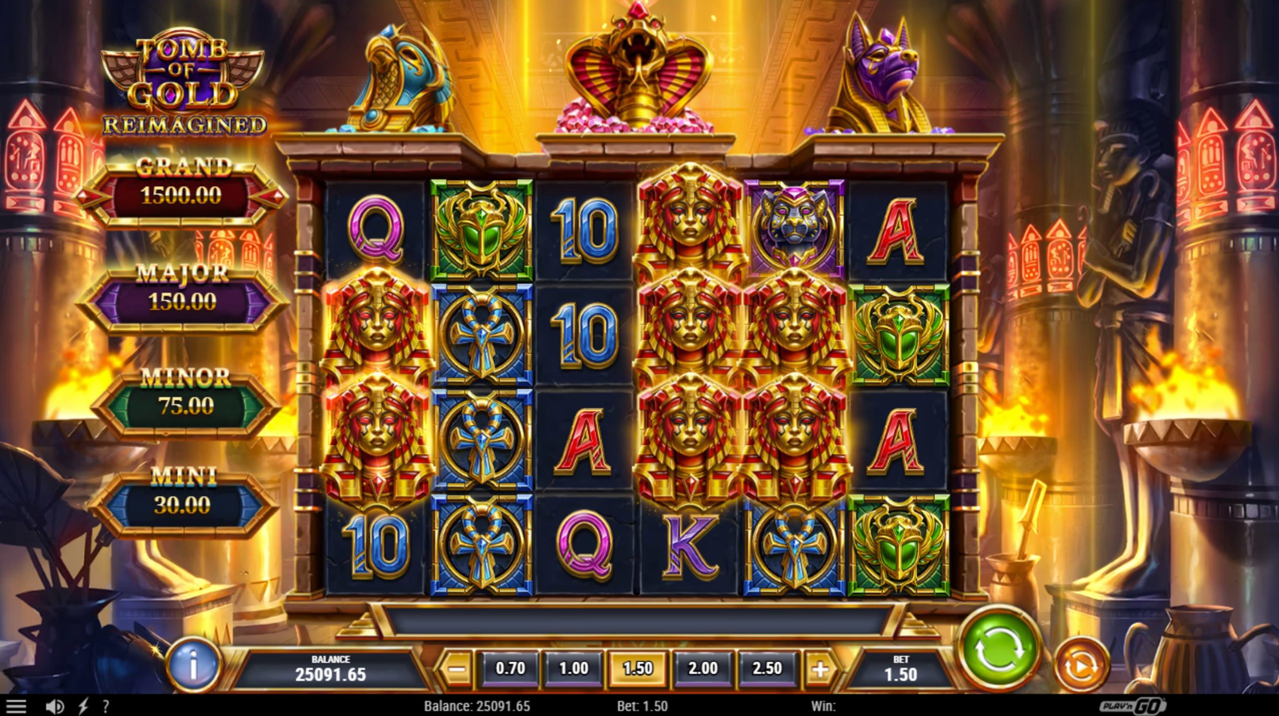 tomb of gold reimagined slot