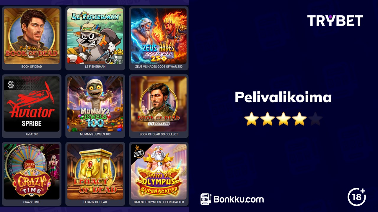 trybet casino pelit