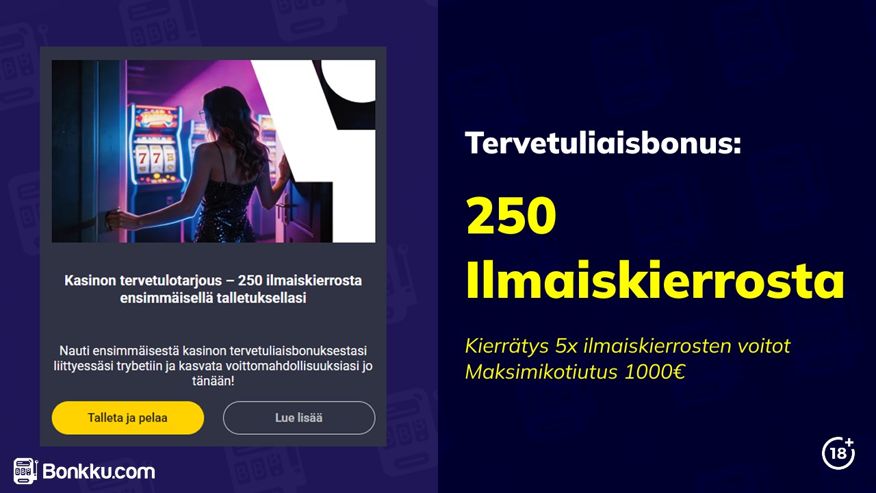 trybet casino tervetuliaisbonus