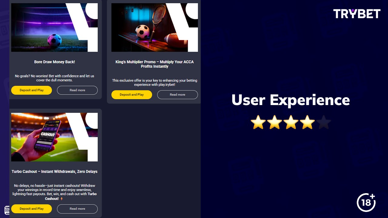 trybet casino user experience