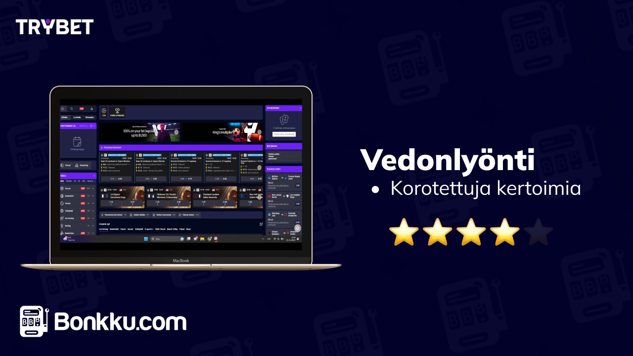 trybet casino vedonlyönti