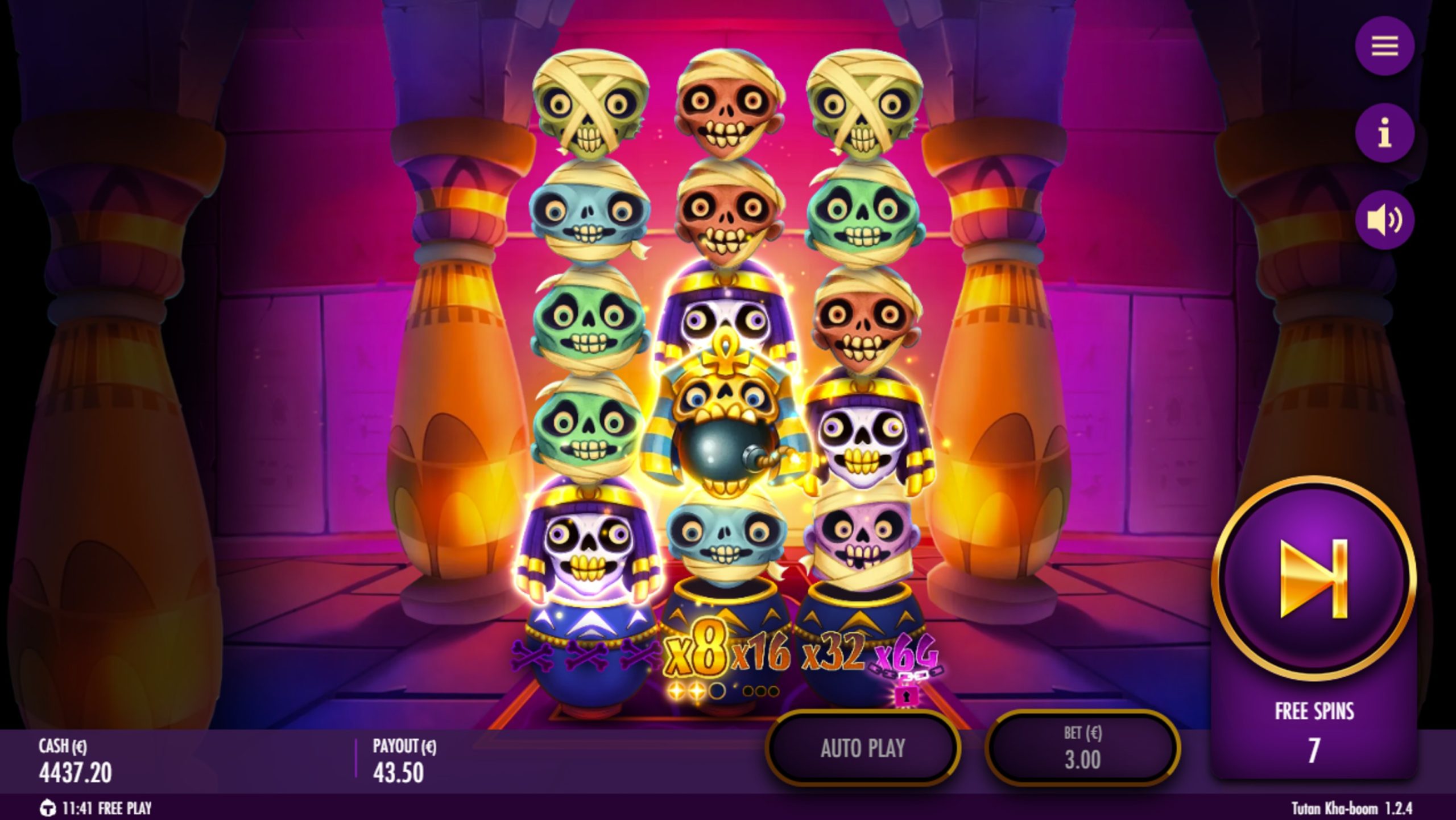 tutan kha boom bonus