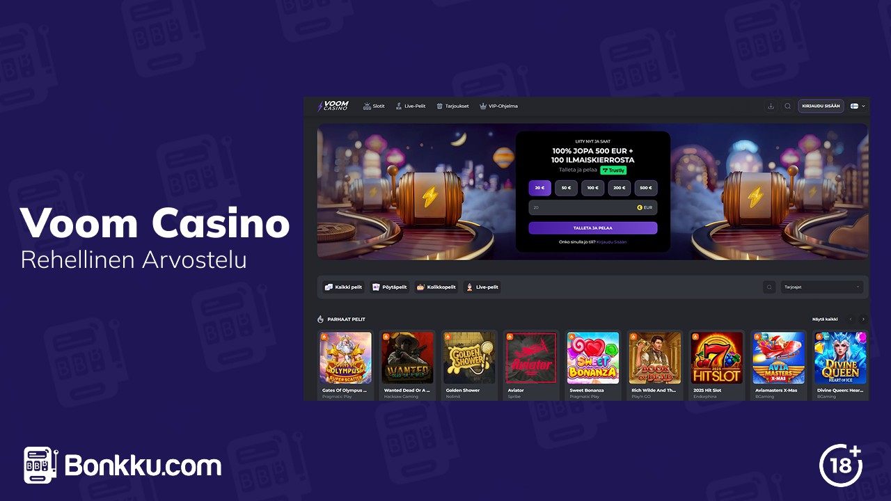 voom casino arvostelu
