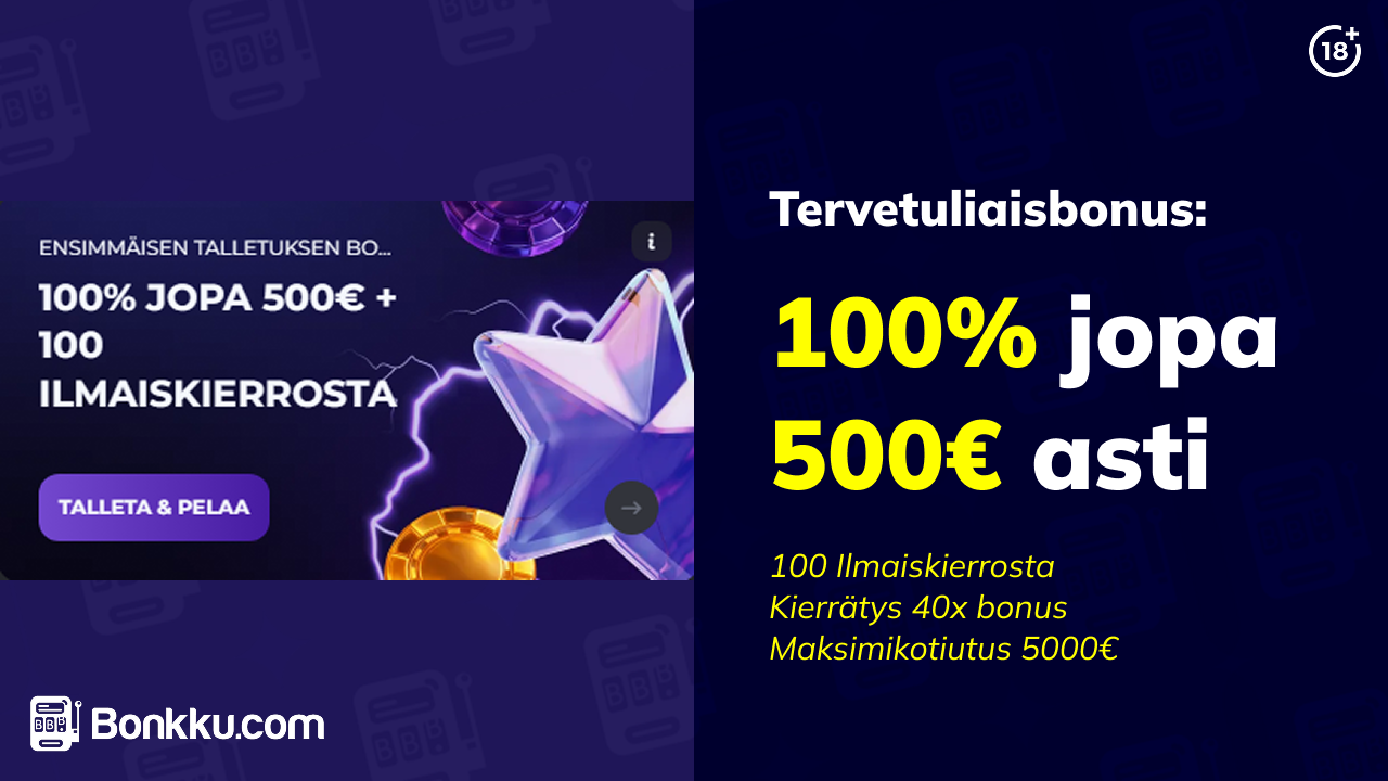 voom casino tervetulobonus