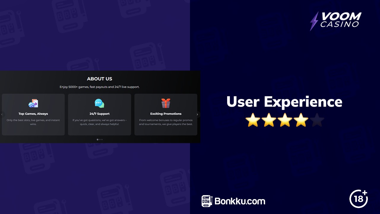 voom casino user experience