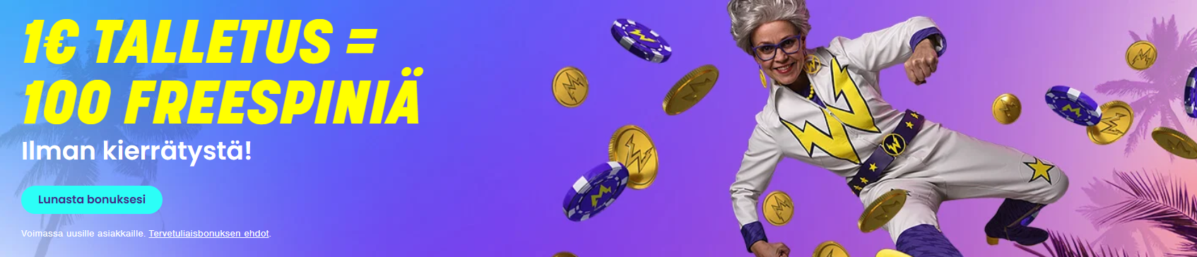 wildz casino ilman kierrätystä