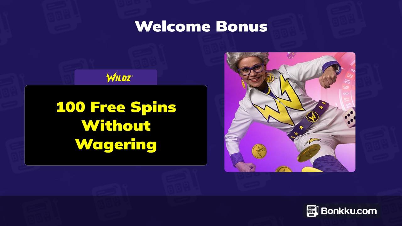 wildz casino welcome bonus 100 free spins