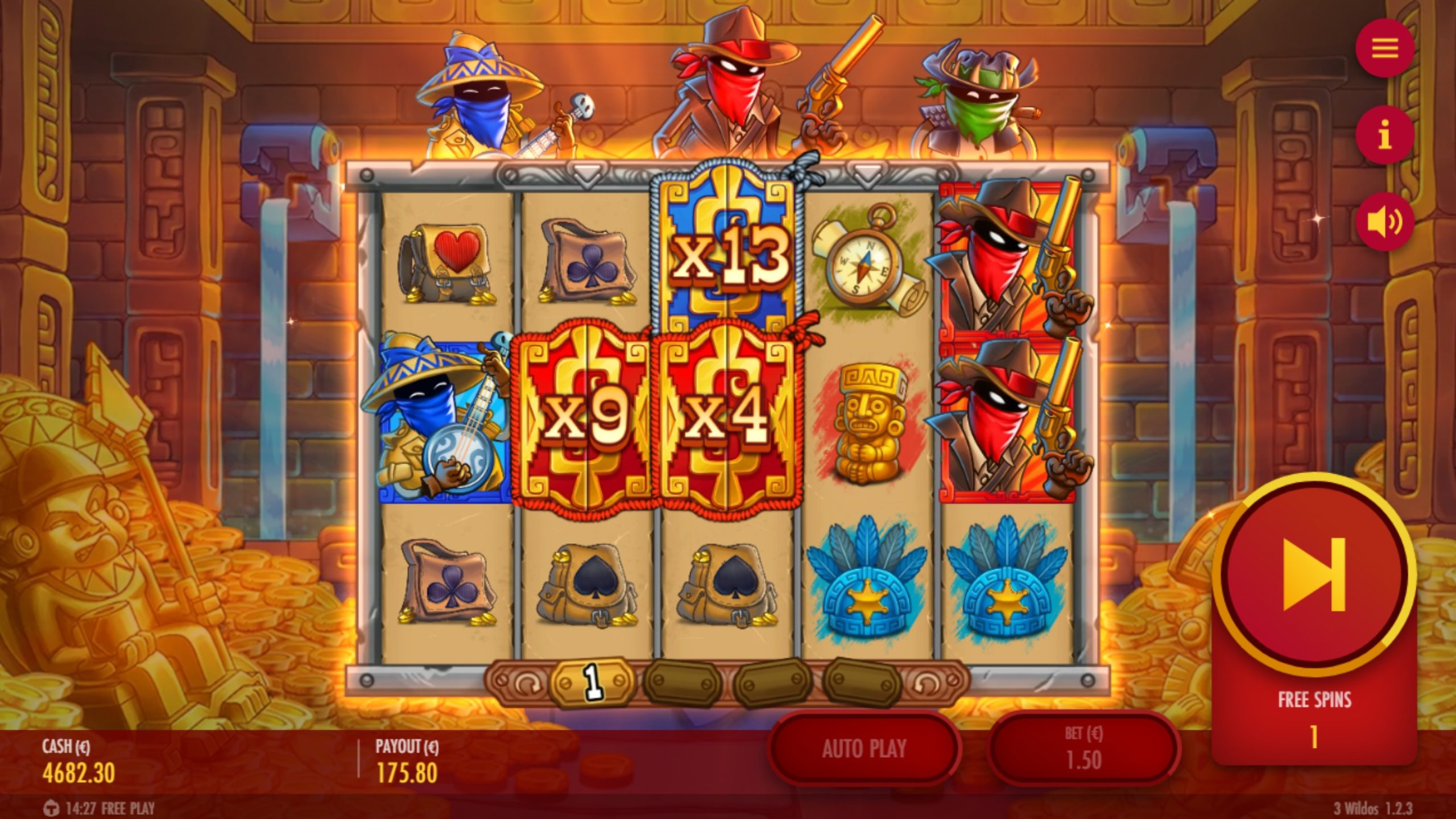 3 wildos bonus