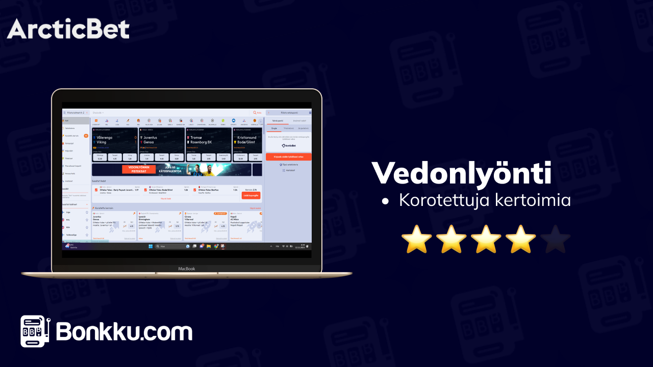 arcticbet vedonlyönti