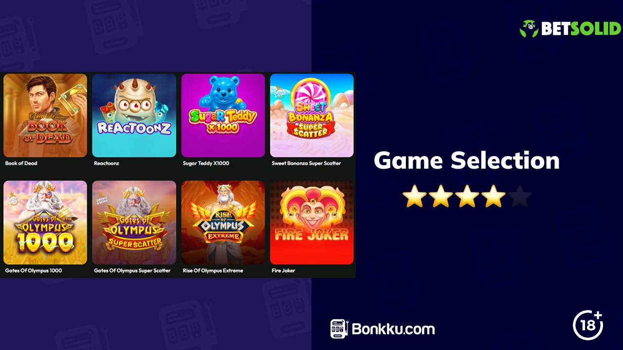 betsolid game selection