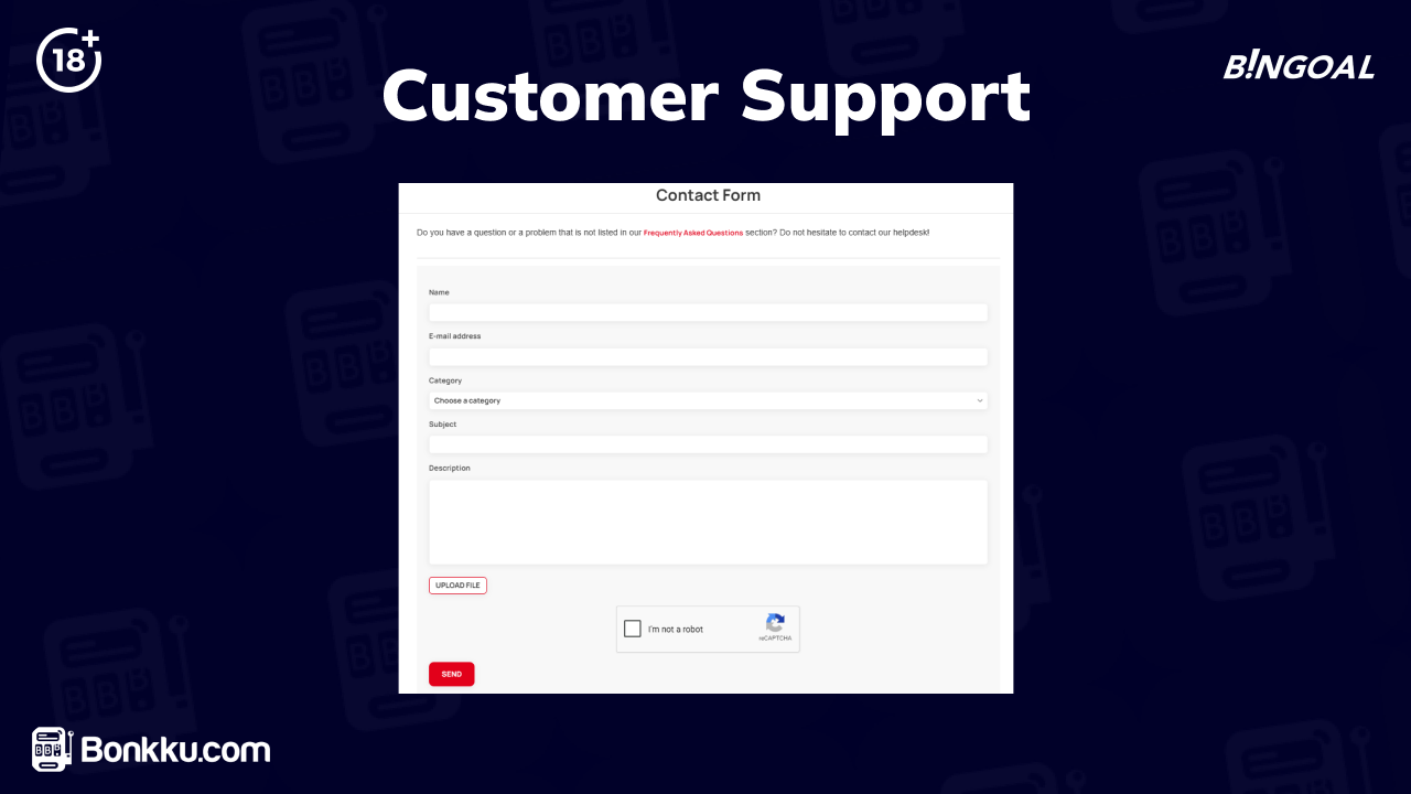 bingoal customer support