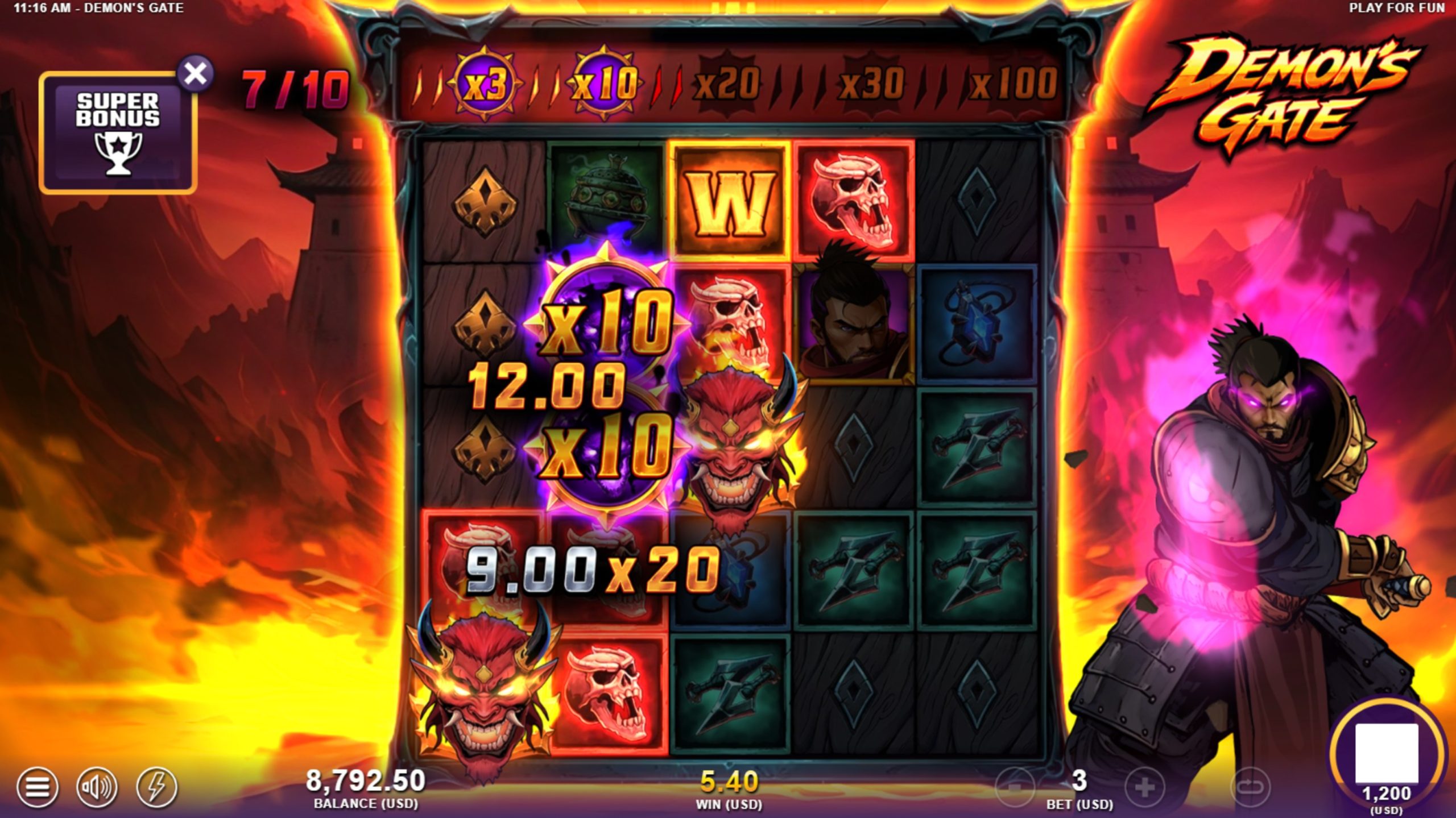 demons gate bonus