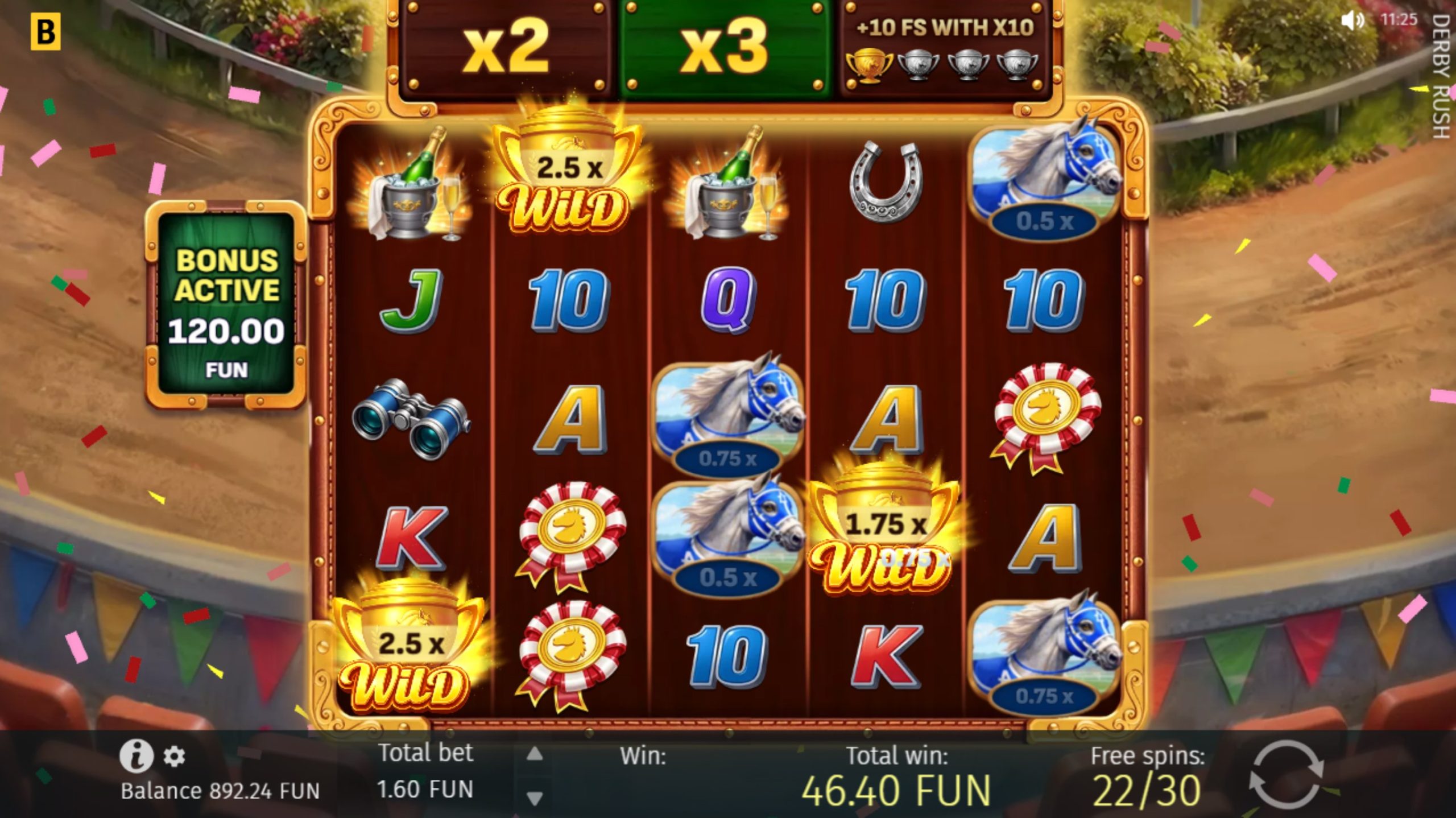 Derby Rush Demo & Slot Review (BGaming)