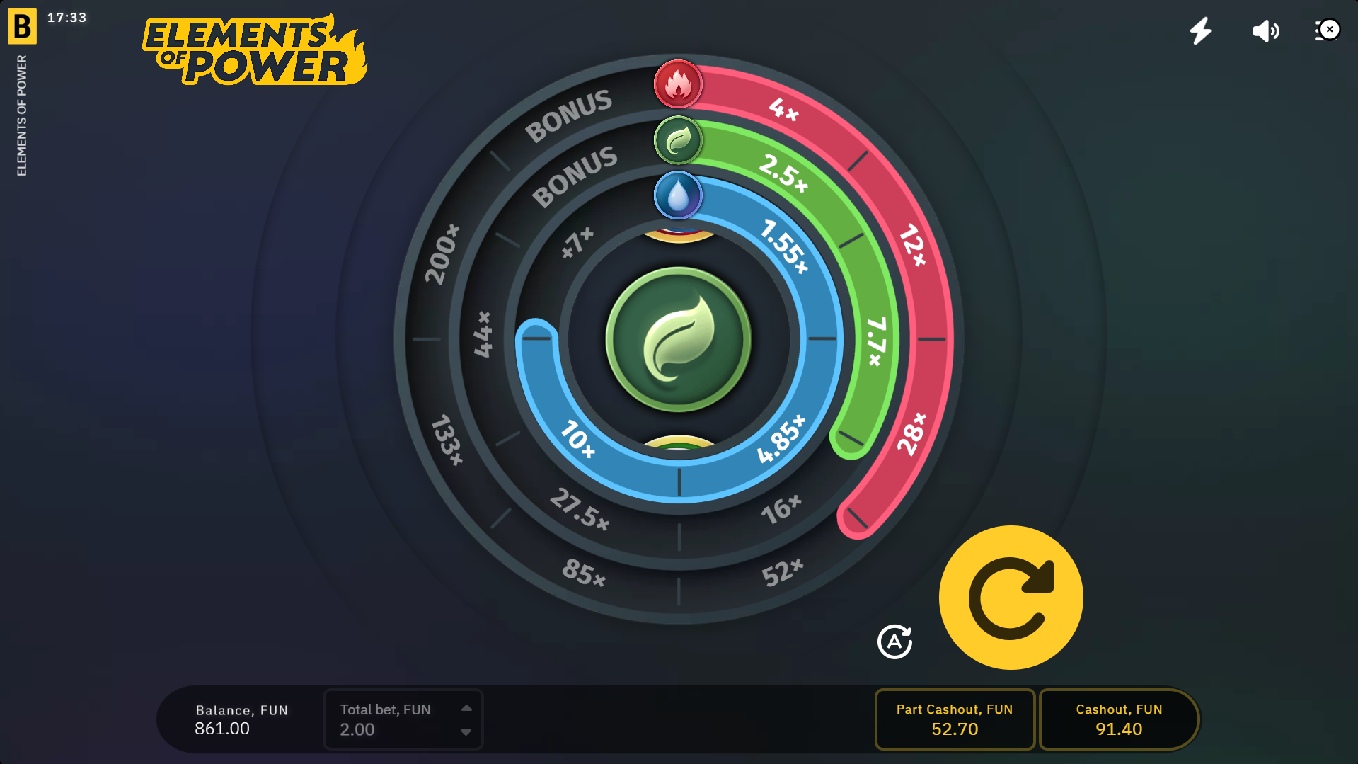 elements of power bonus