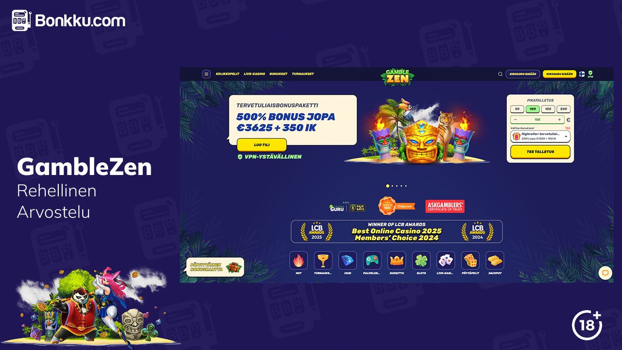 gamblezen casino arvostelu