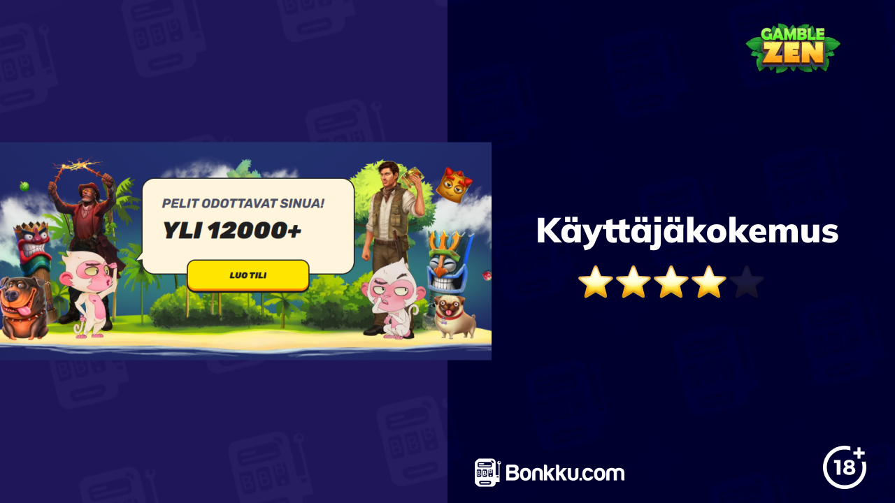 gamblezen käyttäjäkokemus