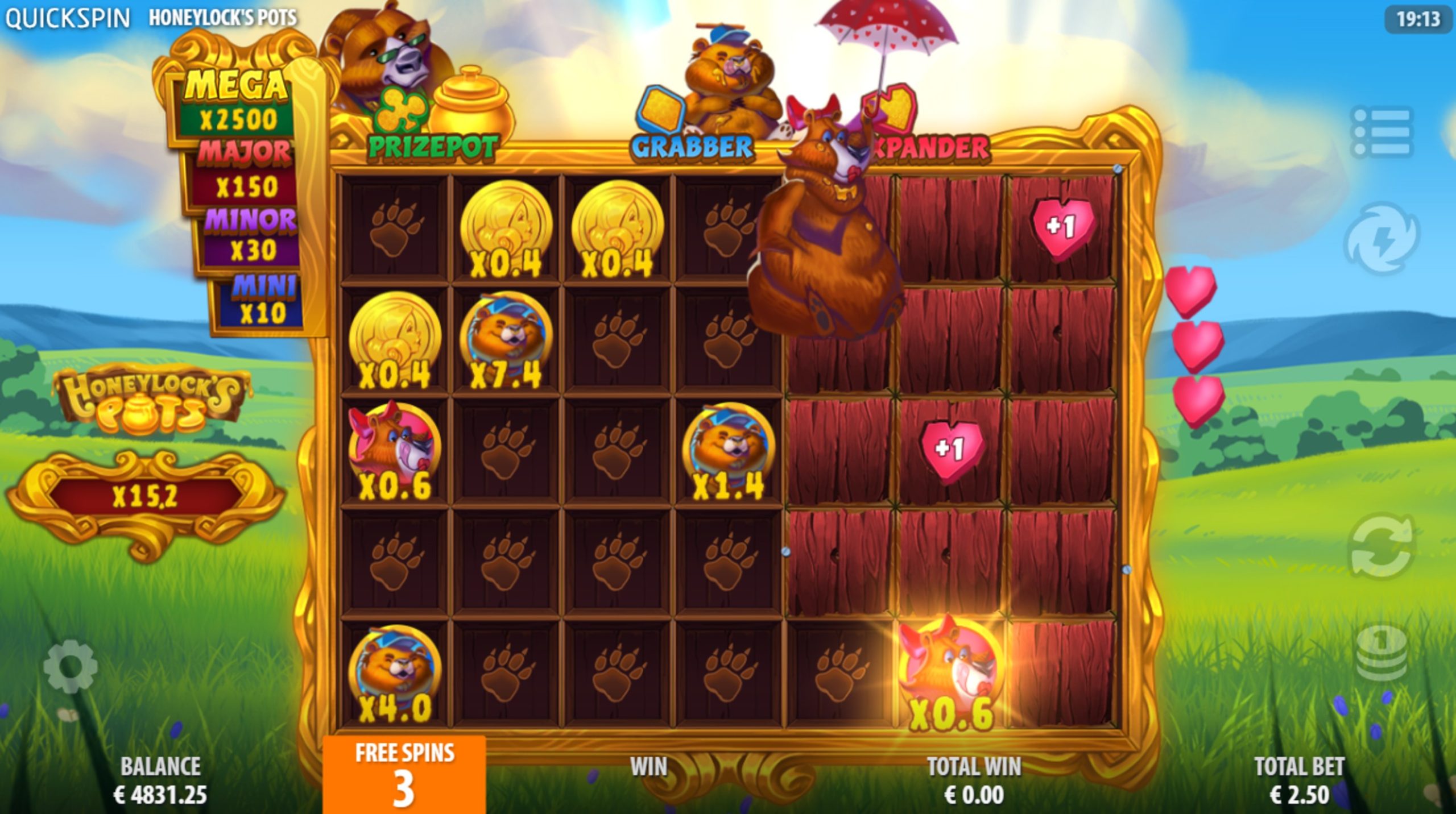 honeylocks pots bonus