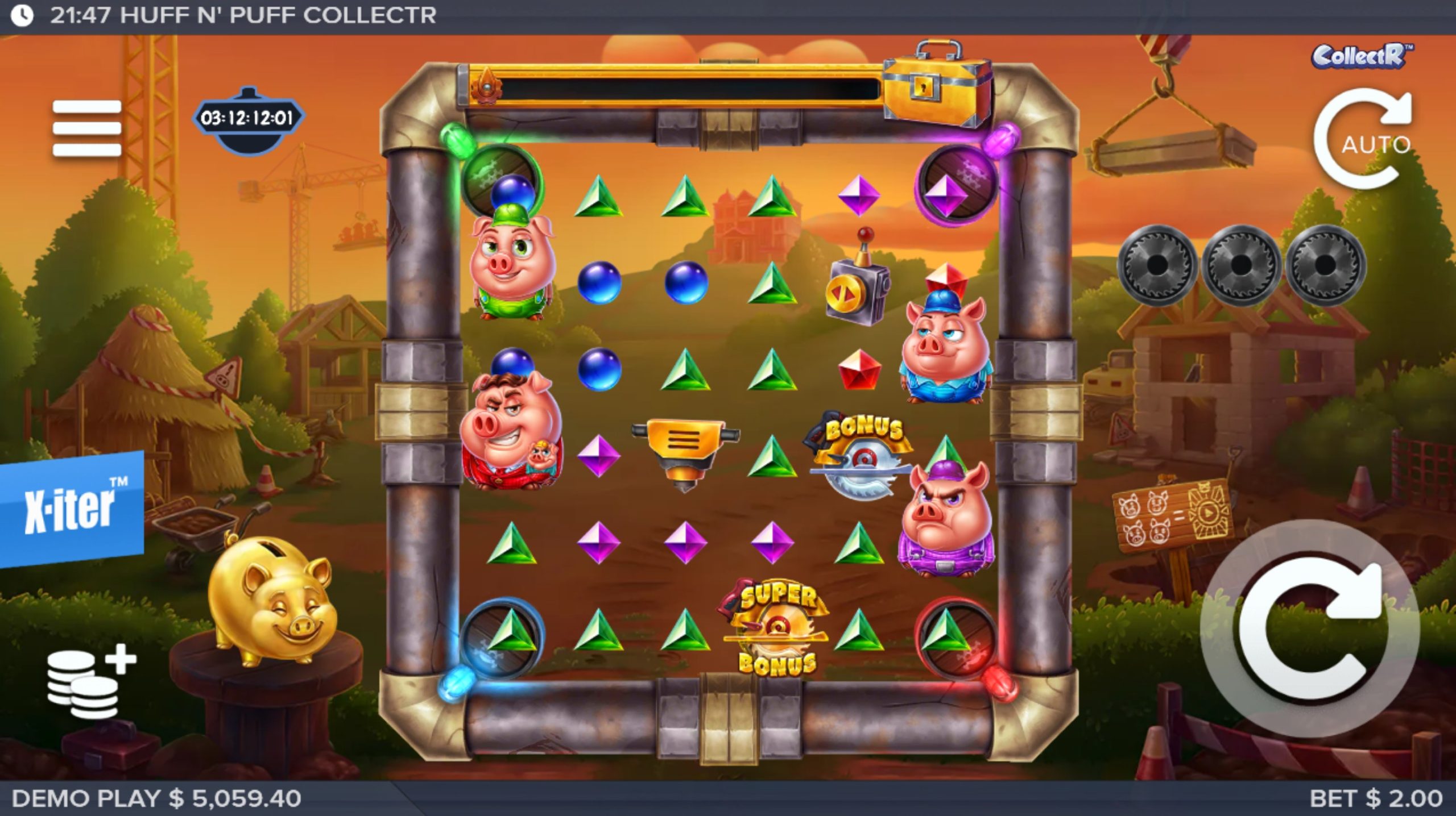huff n puff collectr slot