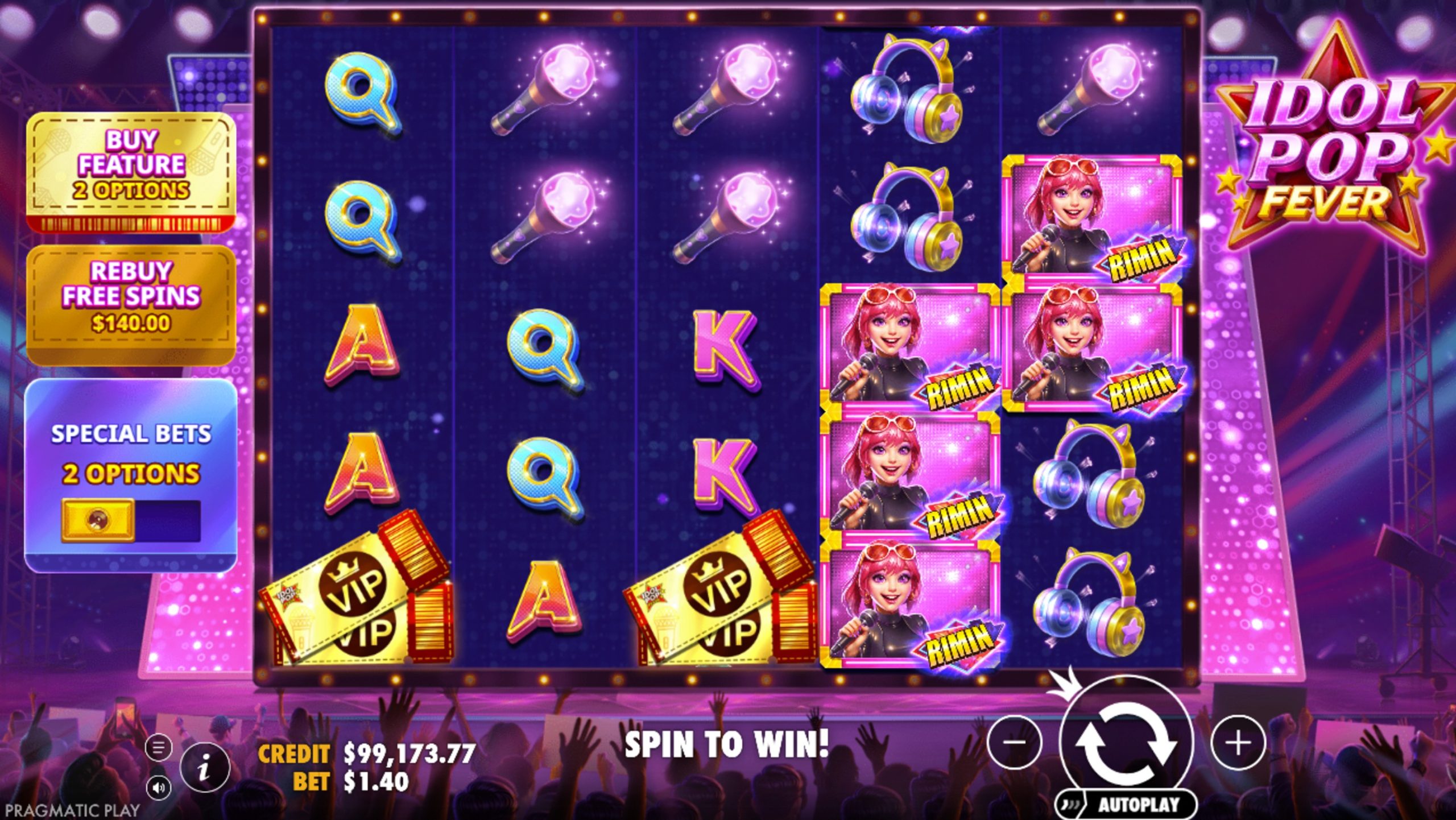 idol pop fever slot