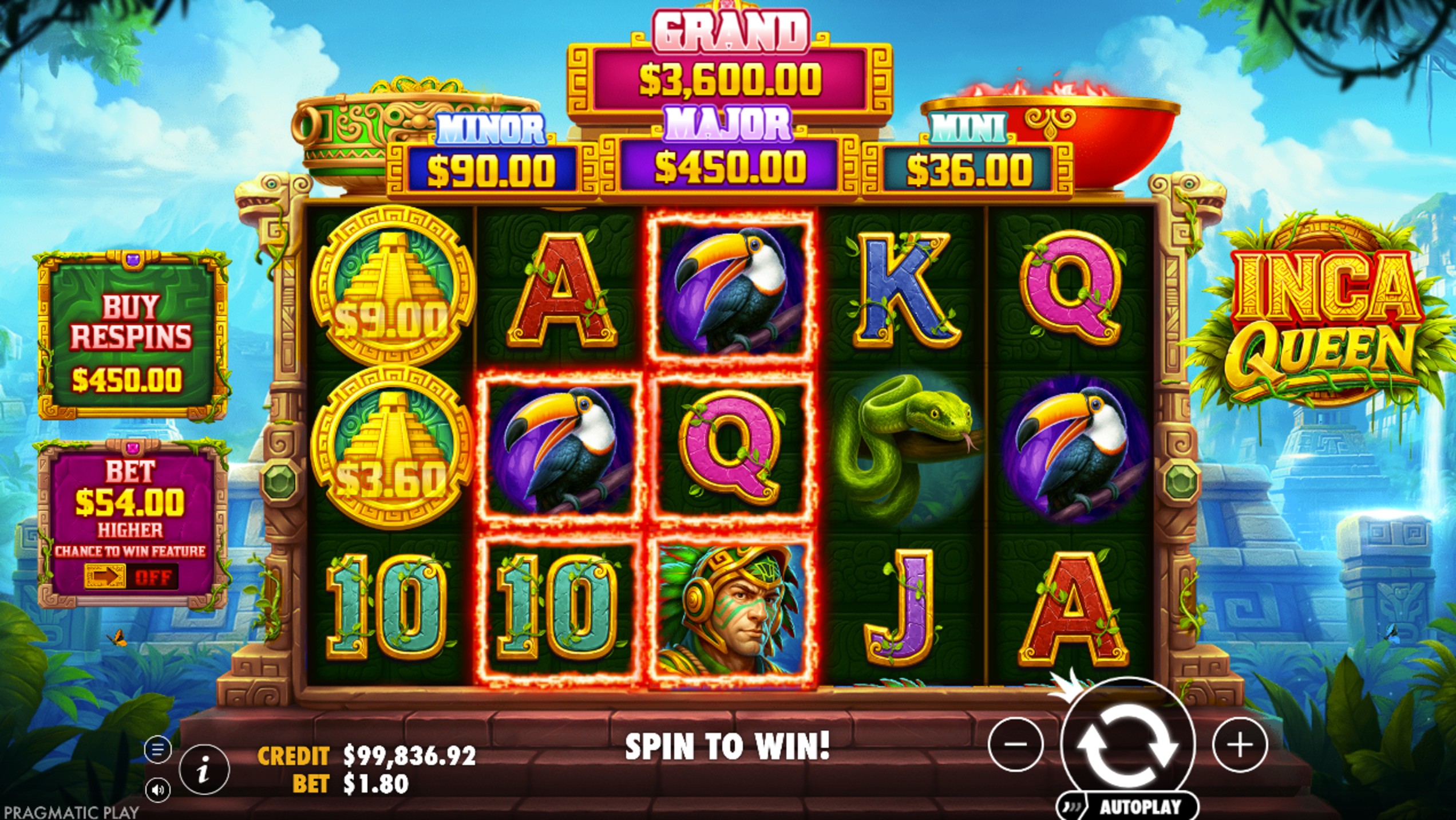 inca queen slot