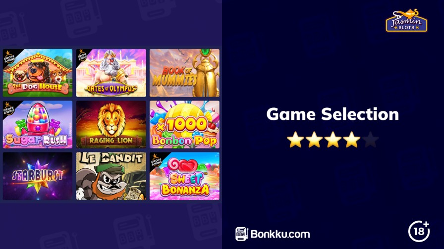 jasmin slots game selection