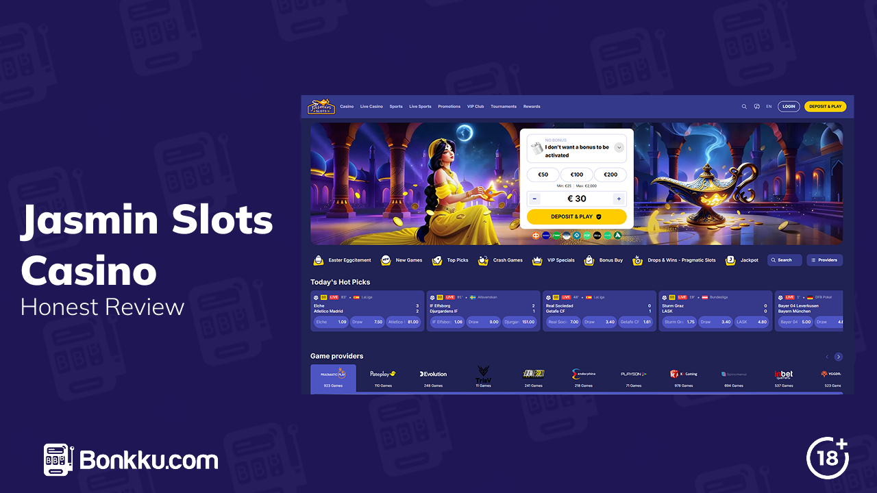 jasmin slots review