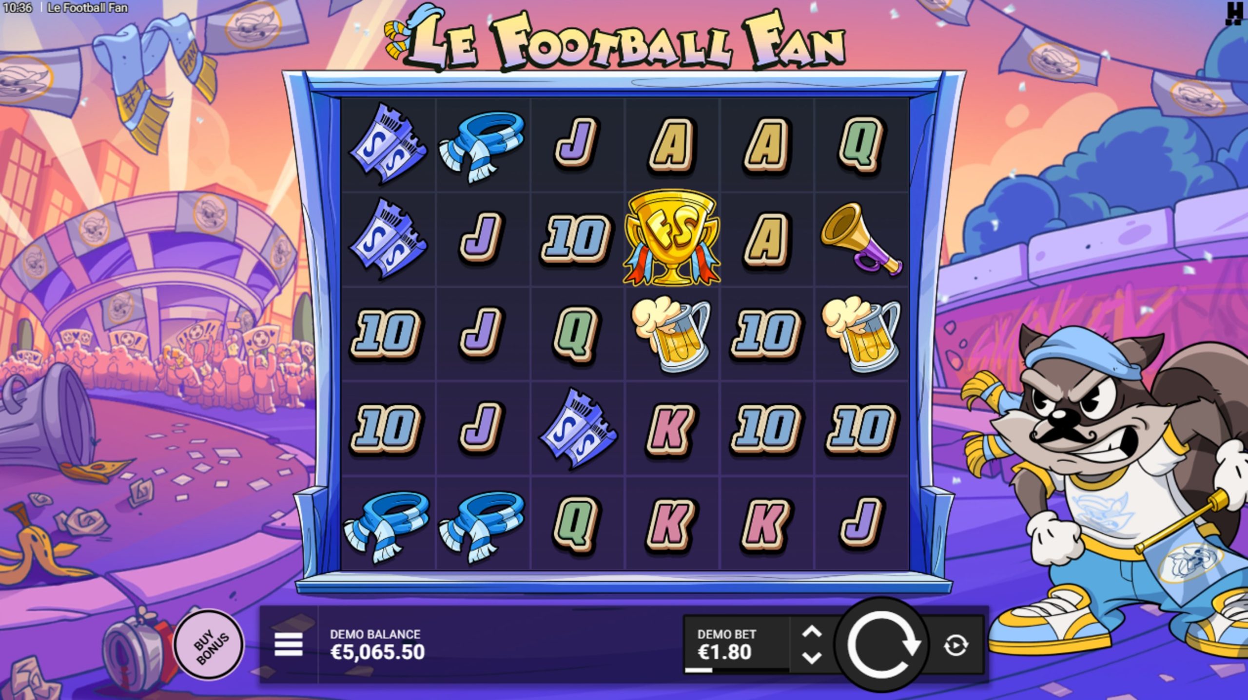 le football fan slot
