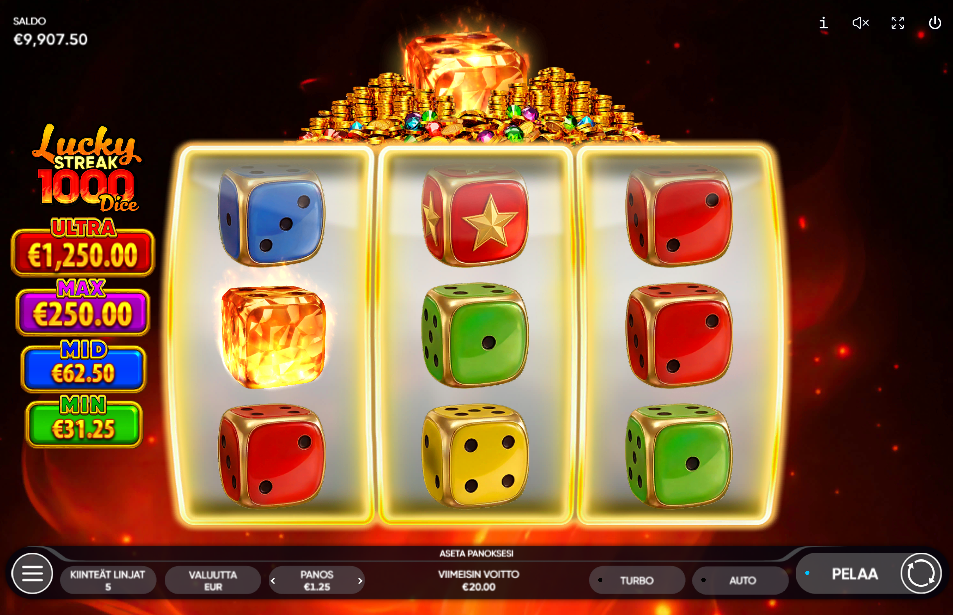 lucky streak 1000 dice slot
