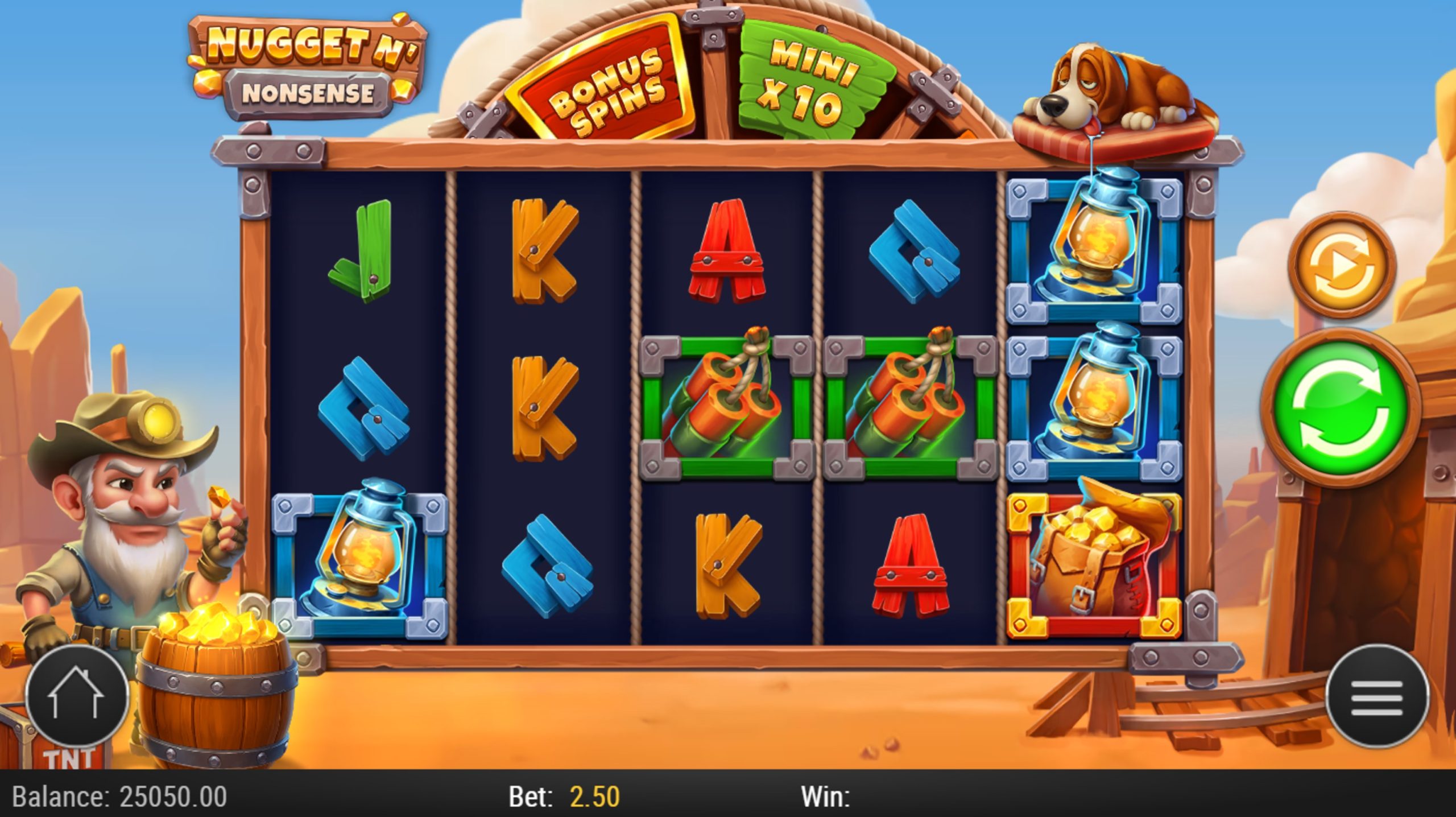 nugget n nonsense slot