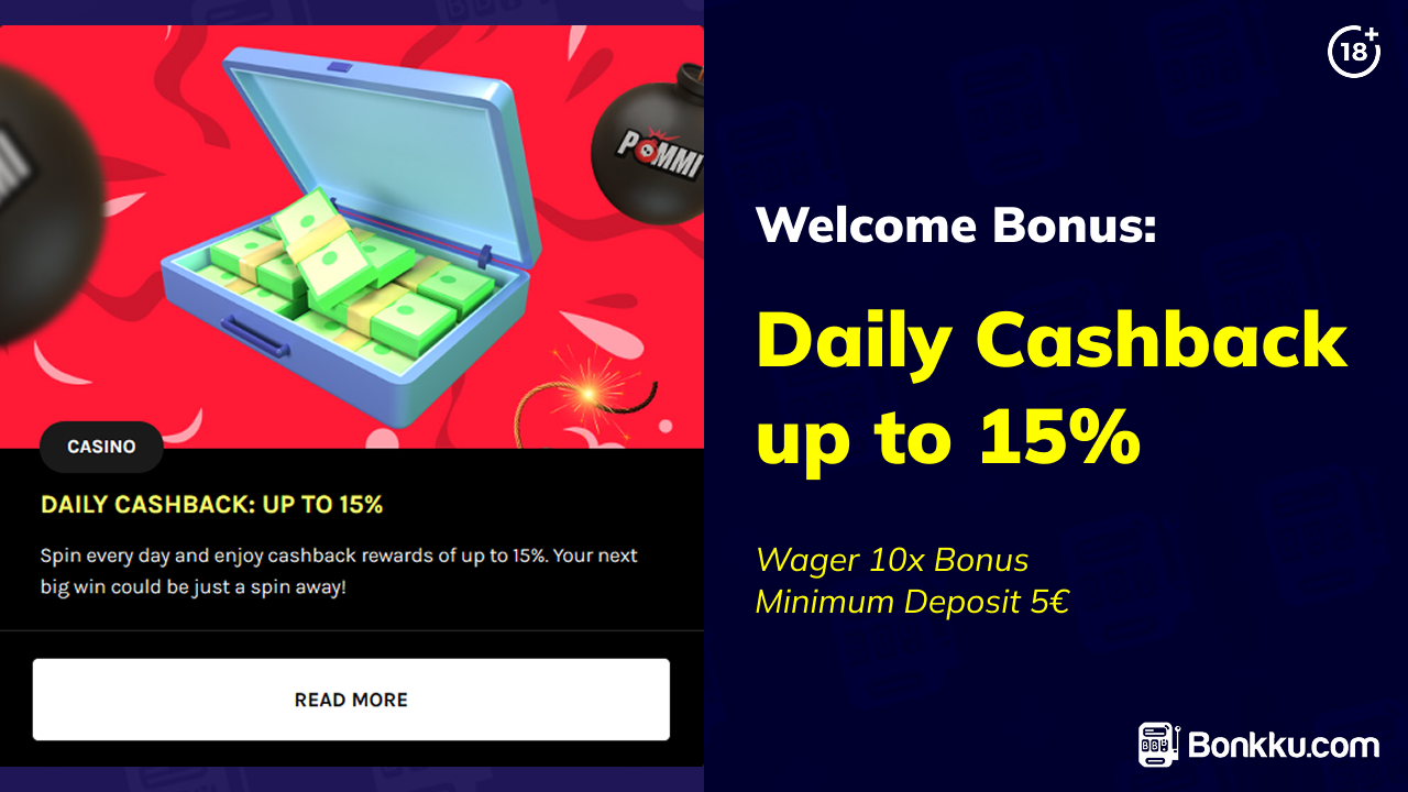pommi casino daily cashback