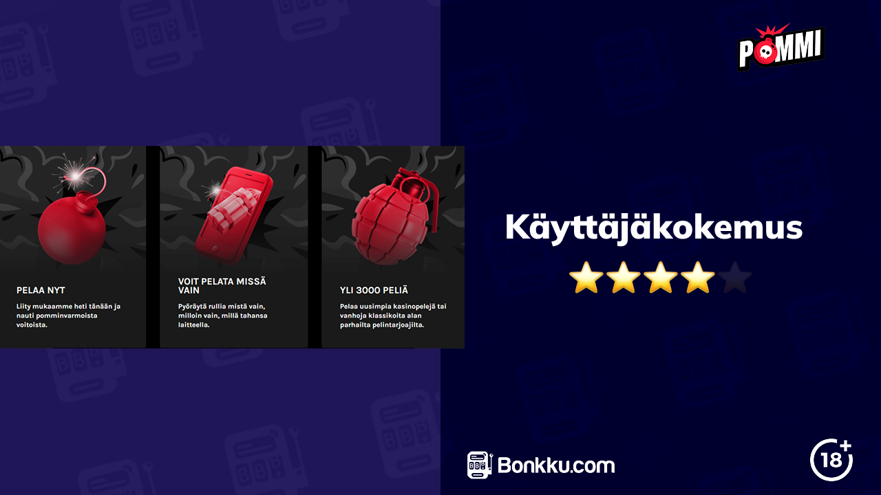 pommi casino käyttäjäkokemus