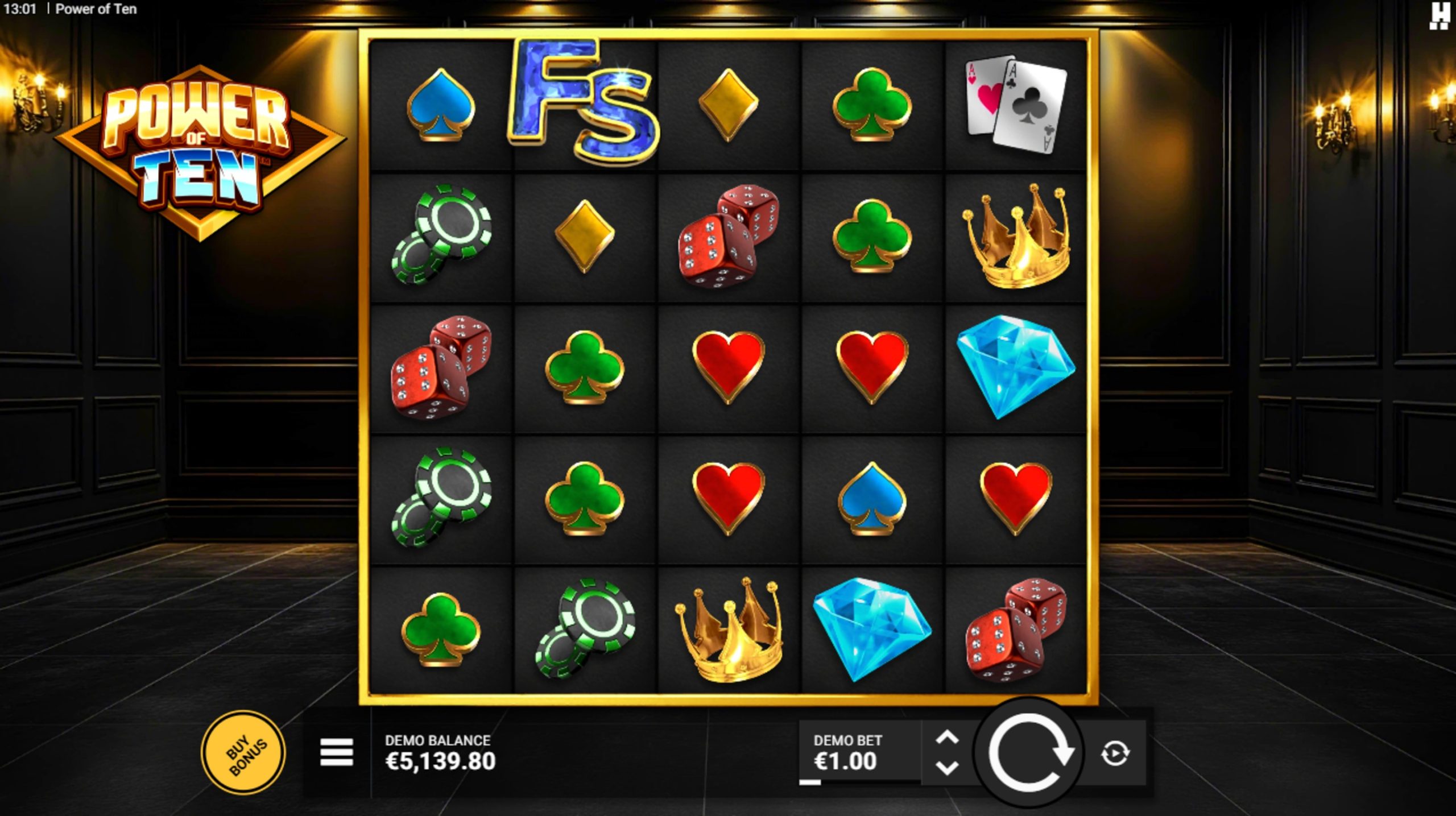 power of ten slot
