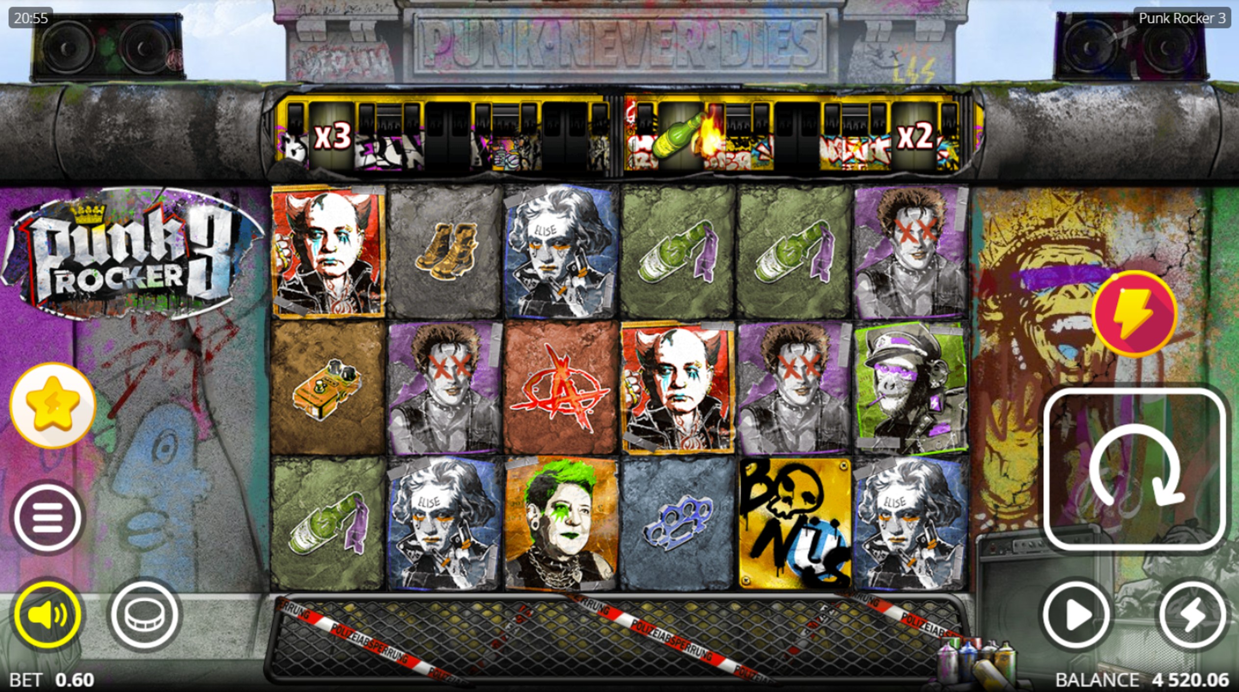 punk rocker 3 slot