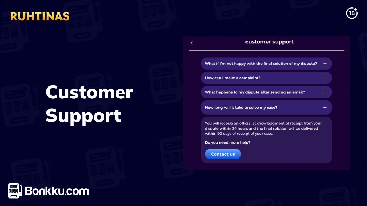 ruhtinas customer support