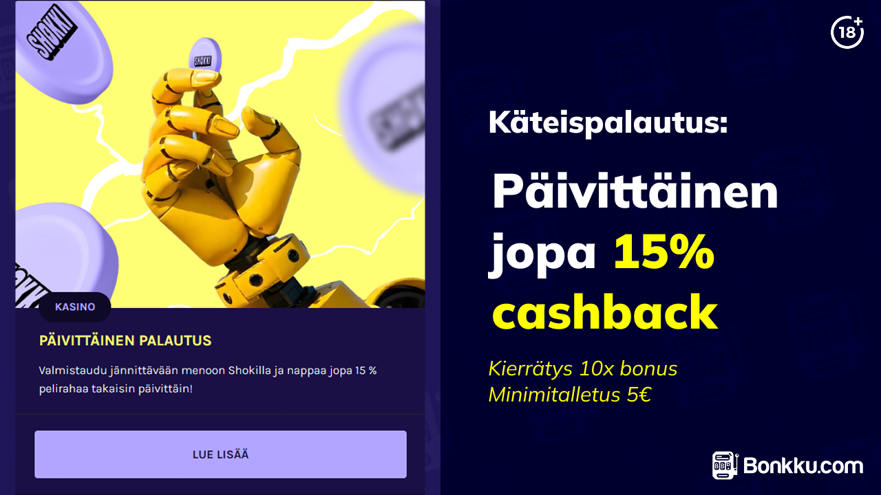 shokki casino cashback