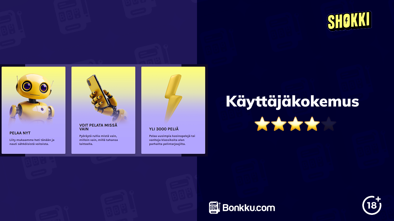 shokki casino käyttäjäkokemus