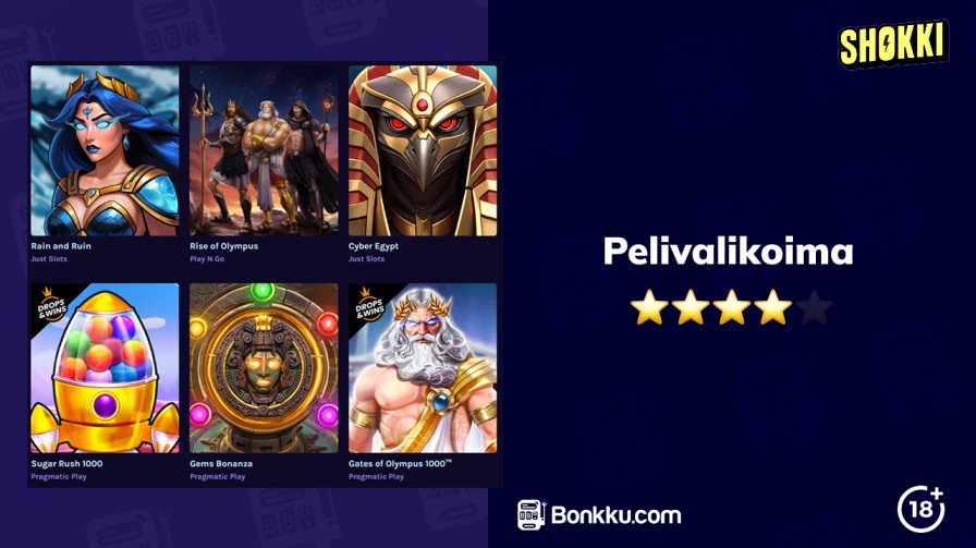 shokki casino pelit
