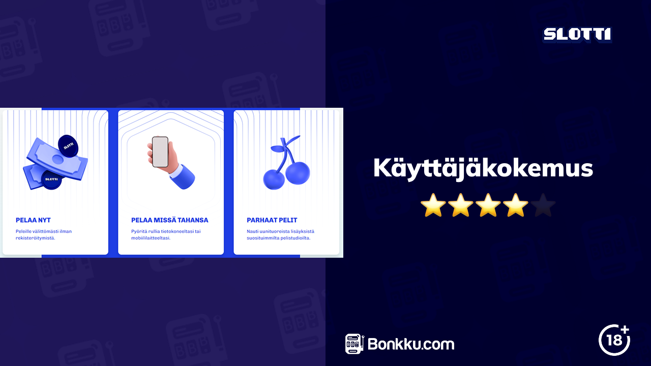 slotti casino käyttäjäkokemus