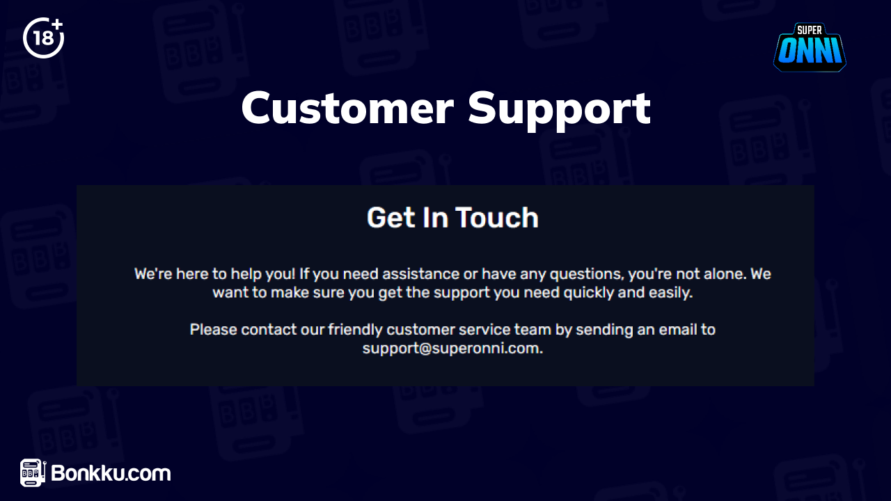 superonni casino customer support