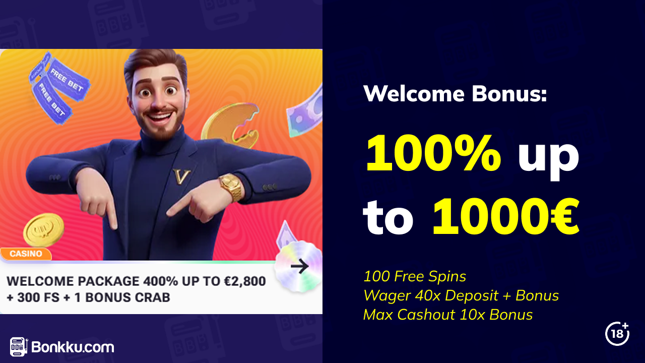 vipsta casino welcome bonus